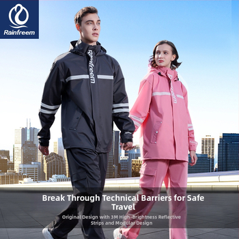 Set oblečenia na bicykel s nohaviciami pre dospelých, moderný minimalistický štýl, tkanina 0.22, Chunya Spinning, vodotesný PVC vrstva, tlač loga k dispozícii