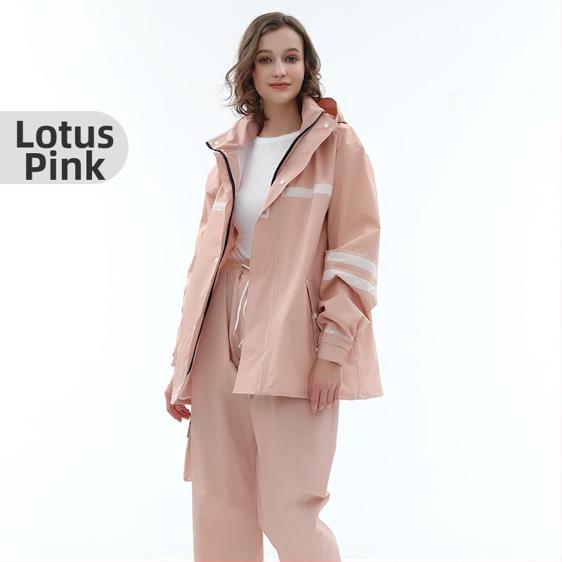 Set oblečenia na bicykel s nohaviciami pre dospelých, moderný minimalistický štýl, tkanina 0.22, Chunya Spinning, vodotesný PVC vrstva, tlač loga k dispozícii