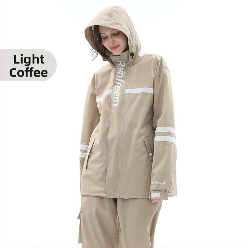 Set oblečenia na bicykel s nohaviciami pre dospelých, moderný minimalistický štýl, tkanina 0.22, Chunya Spinning, vodotesný PVC vrstva, tlač loga k dispozícii