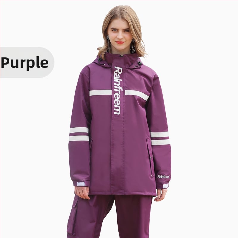 Set oblečenia na bicykel s nohaviciami pre dospelých, moderný minimalistický štýl, tkanina 0.22, Chunya Spinning, vodotesný PVC vrstva, tlač loga k dispozícii