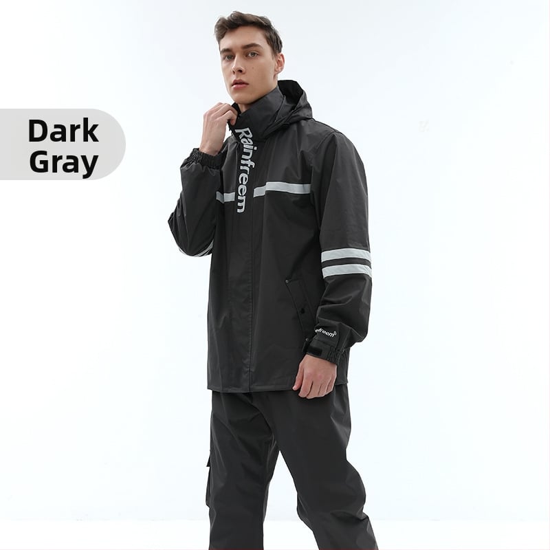 Set oblečenia na bicykel s nohaviciami pre dospelých, moderný minimalistický štýl, tkanina 0.22, Chunya Spinning, vodotesný PVC vrstva, tlač loga k dispozícii