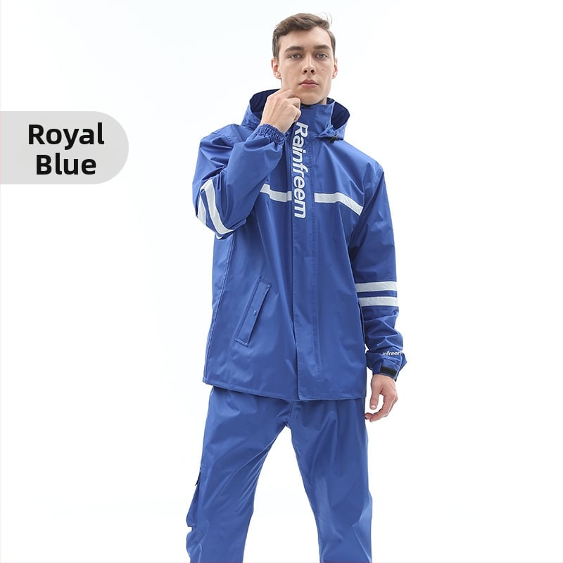 Set oblečenia na bicykel s nohaviciami pre dospelých, moderný minimalistický štýl, tkanina 0.22, Chunya Spinning, vodotesný PVC vrstva, tlač loga k dispozícii