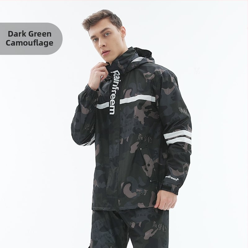 Set oblečenia na bicykel s nohaviciami pre dospelých, moderný minimalistický štýl, tkanina 0.22, Chunya Spinning, vodotesný PVC vrstva, tlač loga k dispozícii