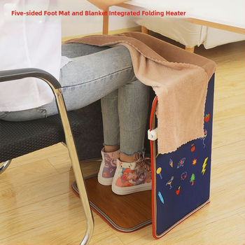 Θερμαντήρας ποδιών κάτω από το γραφείο, θέρμανση USB και από πρίζα, 200W, τηλεχειριστήριο