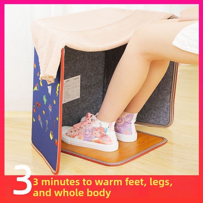 Θερμαντήρας ποδιών κάτω από το γραφείο, θέρμανση USB και από πρίζα, 200W, τηλεχειριστήριο