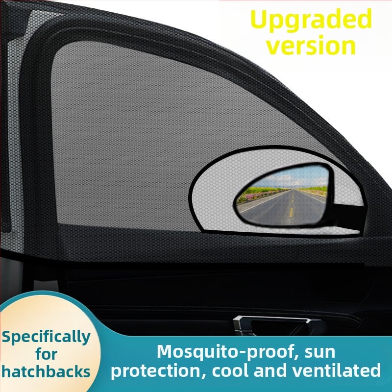Δίκτυο κατά εντόμων για παράθυρο αυτοκινήτου – πλευρικό παράθυρο, διχτυωτό υλικό, παγκόσμια συμβατότητα, προστασία από έντομα, σκίαση