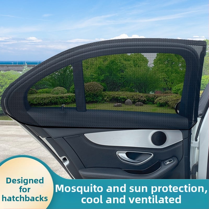 Δίκτυο κατά εντόμων για παράθυρο αυτοκινήτου – πλευρικό παράθυρο, διχτυωτό υλικό, παγκόσμια συμβατότητα, προστασία από έντομα, σκίαση