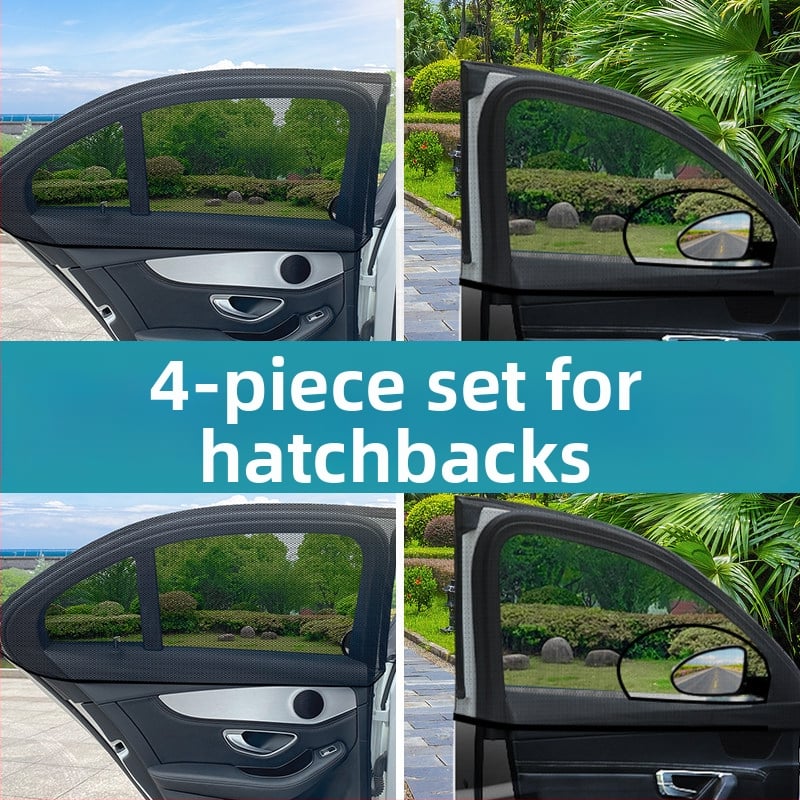 Δίκτυο κατά εντόμων για παράθυρο αυτοκινήτου – πλευρικό παράθυρο, διχτυωτό υλικό, παγκόσμια συμβατότητα, προστασία από έντομα, σκίαση