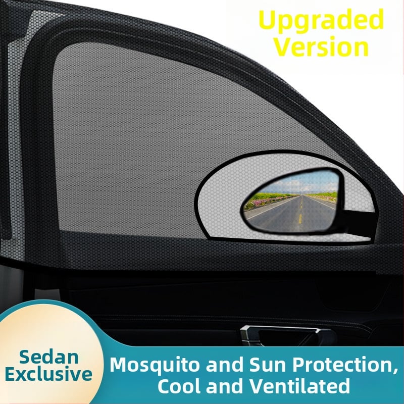 Δίκτυο κατά εντόμων για παράθυρο αυτοκινήτου – πλευρικό παράθυρο, διχτυωτό υλικό, παγκόσμια συμβατότητα, προστασία από έντομα, σκίαση