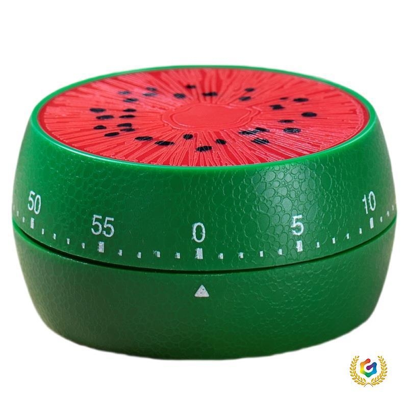 Μηχανικός χρονοδιακόπτης κουζίνας με διπλή οθόνη, στρογγυλό πλαστικό περίβλημα