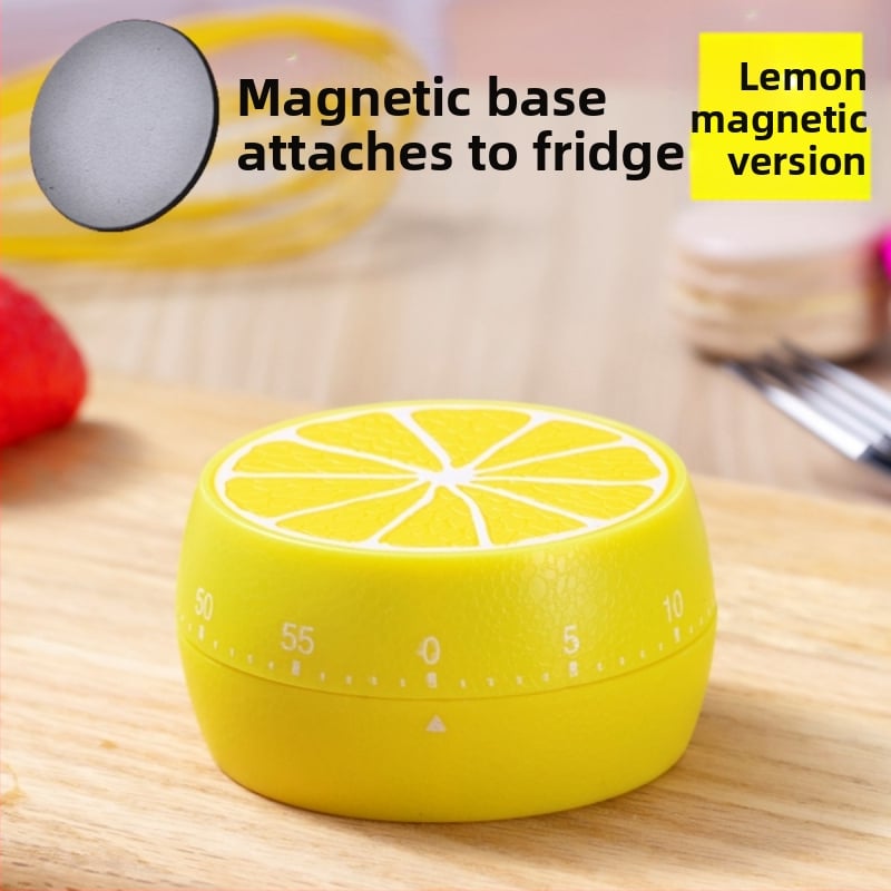 Μηχανικός χρονοδιακόπτης κουζίνας με διπλή οθόνη, στρογγυλό πλαστικό περίβλημα