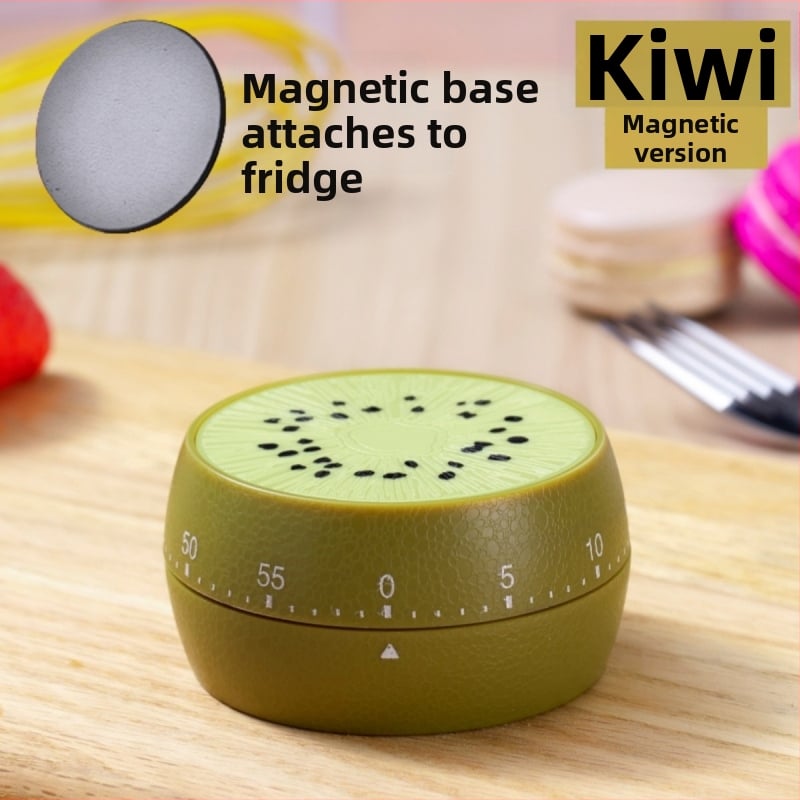 Μηχανικός χρονοδιακόπτης κουζίνας με διπλή οθόνη, στρογγυλό πλαστικό περίβλημα