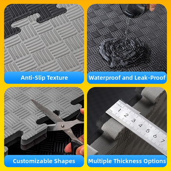 Taekwondo EVA пяна подложка за пода – модулна, антихлъзгаща, ударопоглъщаща