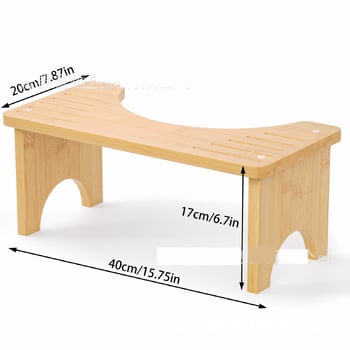 Trepte din lemn pentru toaletă, scaun antiderapant, potrivit pentru femei însărcinate și vârstnici, scaun de toaletă ghemuit.