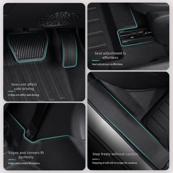 Εσωτερικές μοκέτες δαπέδου αυτοκινήτου, Υλικό: TPE/Τεχνητός καουτσούκ, Μάρκα: Zeyang, Κατάλληλες για ειδικό αυτοκίνητο