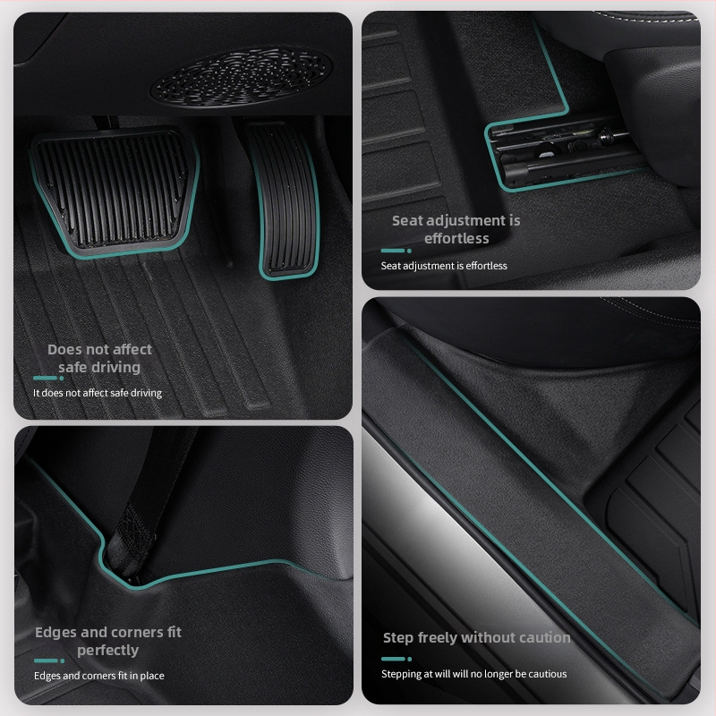 Εσωτερικές μοκέτες δαπέδου αυτοκινήτου, Υλικό: TPE/Τεχνητός καουτσούκ, Μάρκα: Zeyang, Κατάλληλες για ειδικό αυτοκίνητο