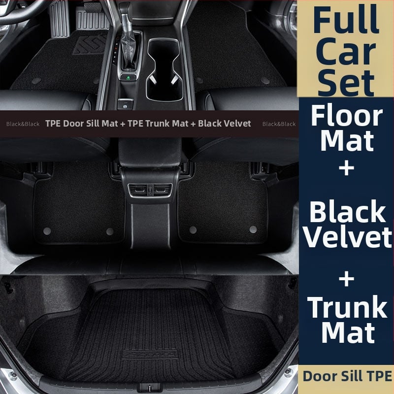 Εσωτερικές μοκέτες δαπέδου αυτοκινήτου, Υλικό: TPE/Τεχνητός καουτσούκ, Μάρκα: Zeyang, Κατάλληλες για ειδικό αυτοκίνητο