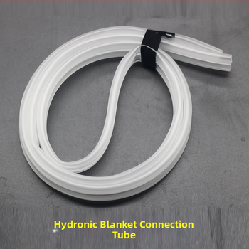 Vízmelegítő takaróhoz tartozó kiegészítők: főegység csőcsatlakozó szigetelő hüvely, háromutas szelep, vízmelegítő csatlakozó, vízfeltöltő sapka (SNTPJ, 10–20 m², Haishengda)