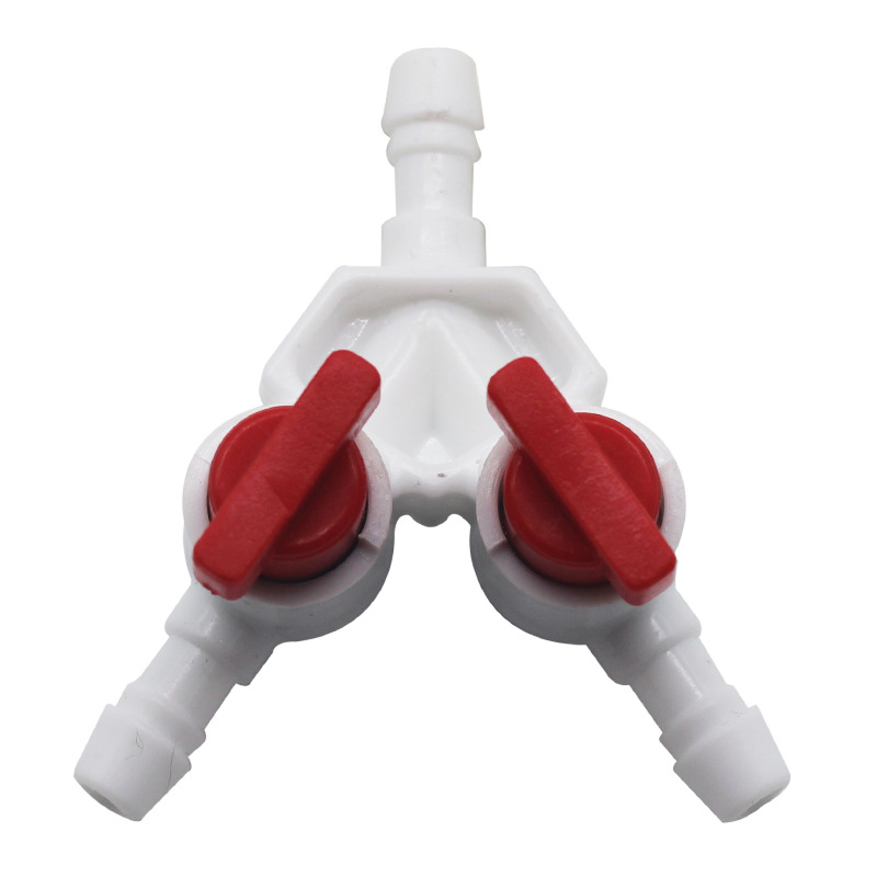 Vízmelegítő takaróhoz tartozó kiegészítők: főegység csőcsatlakozó szigetelő hüvely, háromutas szelep, vízmelegítő csatlakozó, vízfeltöltő sapka (SNTPJ, 10–20 m², Haishengda)