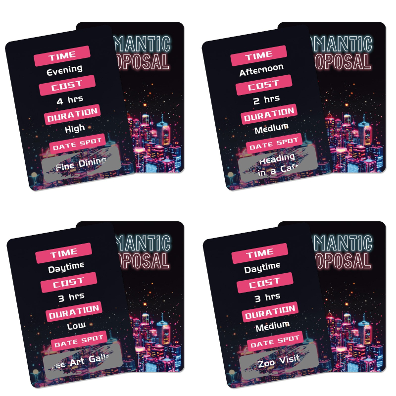 46 kártyás készlet páros interaktív játékhoz, papíralapú, 14+