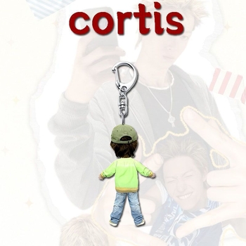 Kulcstartó kiegészítő - Kreatív egér medál, akril, ajándék hátizsáknak, 14+