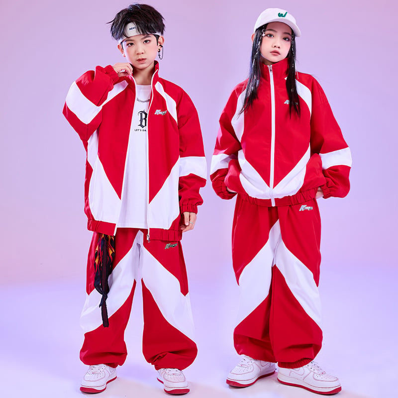 Dječji hip-hop kostim za nastupe — unisex, za djecu iznad 8 godina (140 cm+), 65% pamuk, hip-hop stil