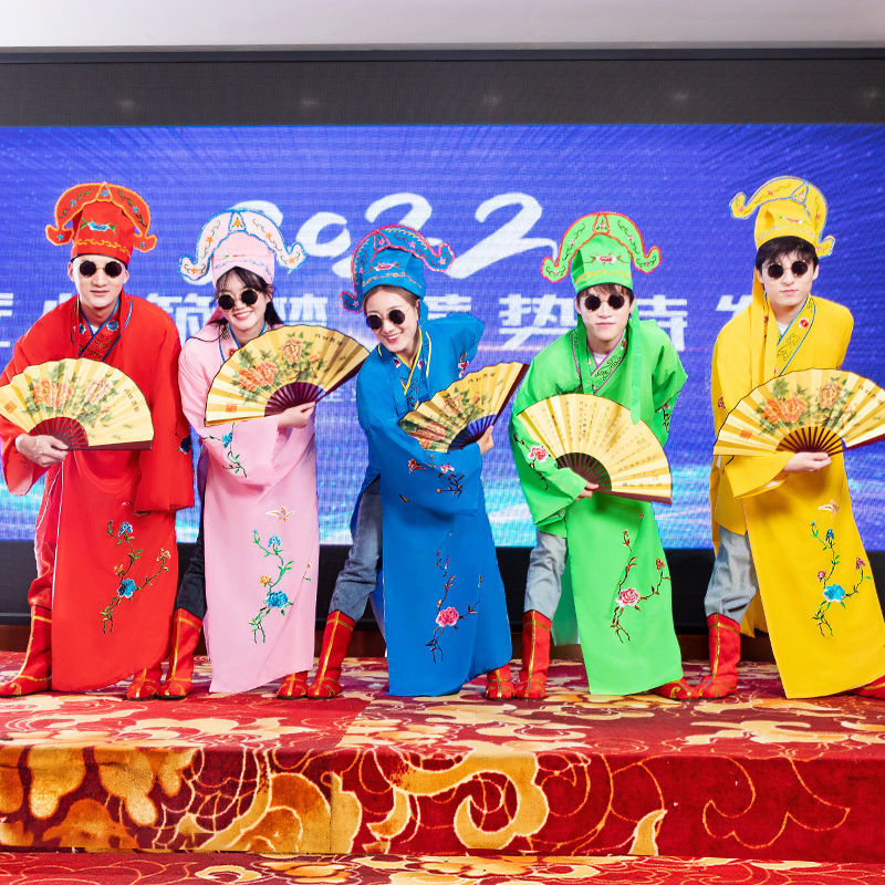 Tang Bohu Scholar dramski kostim – Jiangnan Four Talents, Unisex, poliester