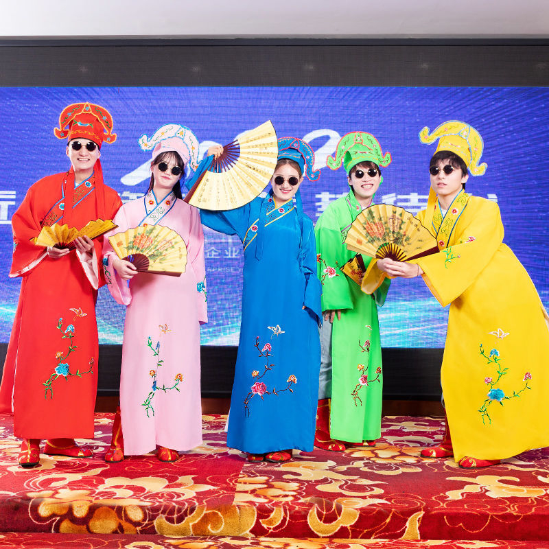 Tang Bohu Scholar dramski kostim – Jiangnan Four Talents, Unisex, poliester
