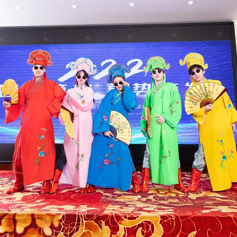 Tang Bohu Scholar dramski kostim – Jiangnan Four Talents, Unisex, poliester