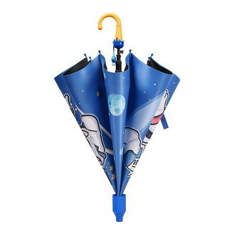 Παιδική ομπρέλα με αυτόματο άνοιγμα, για παιδιά, σκελετός από 8 ράβδους σιδήρου, καμβά από βινύλιο, ύφασμα 190T, μακριά λαβή, εκτύπωση λογότυπου, δυνατότητα παραμετροποίησης