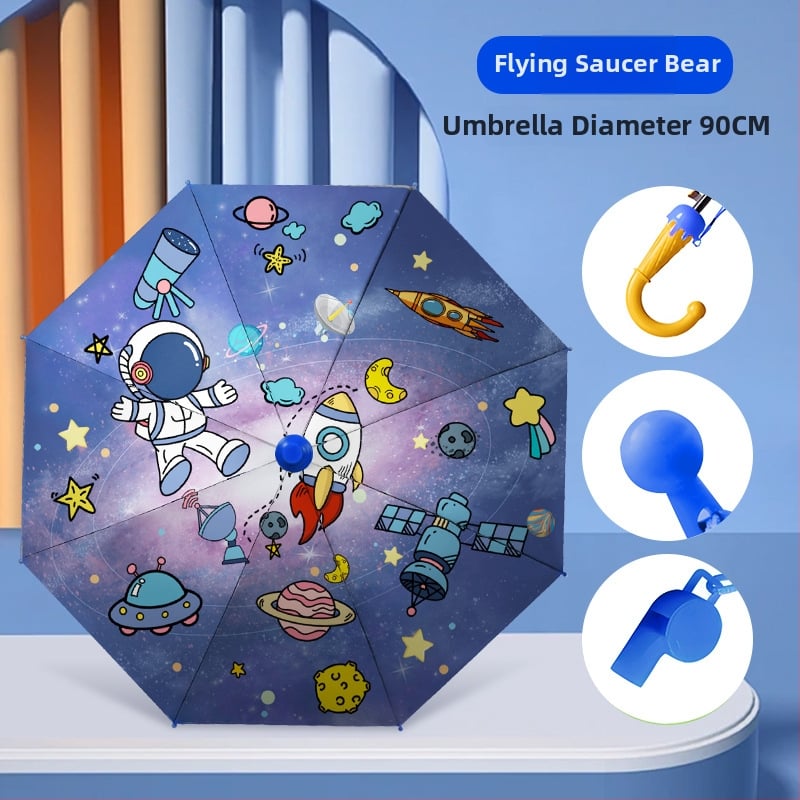 Παιδική ομπρέλα με αυτόματο άνοιγμα, για παιδιά, σκελετός από 8 ράβδους σιδήρου, καμβά από βινύλιο, ύφασμα 190T, μακριά λαβή, εκτύπωση λογότυπου, δυνατότητα παραμετροποίησης