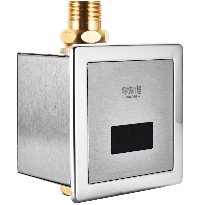 Senzorski ventil za pranje WC-a, skrivena ugradnja, model 860, napajanje AC/DC, 0,3 MPa, vrijeme ispiranja 12 s, bakreno tijelo