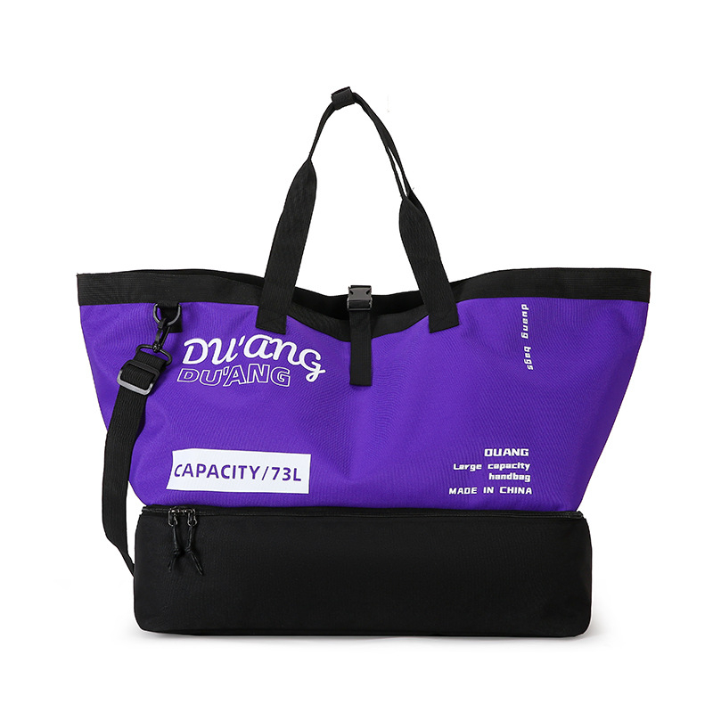 Kerekes kültéri utazótáska, 75 liter feletti kapacitás, Oxford anyag, bővíthető, külön cipőrekesz, uniszex