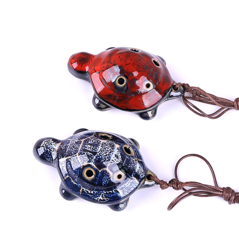 Οκαρίνα, μοντέλο zytd-015, μονή συσκευασία, περιλαμβάνει υψηλής ποιότητας λουράκι και μουσική παρτιτούρα, μάρκα Early Summer Ceramics