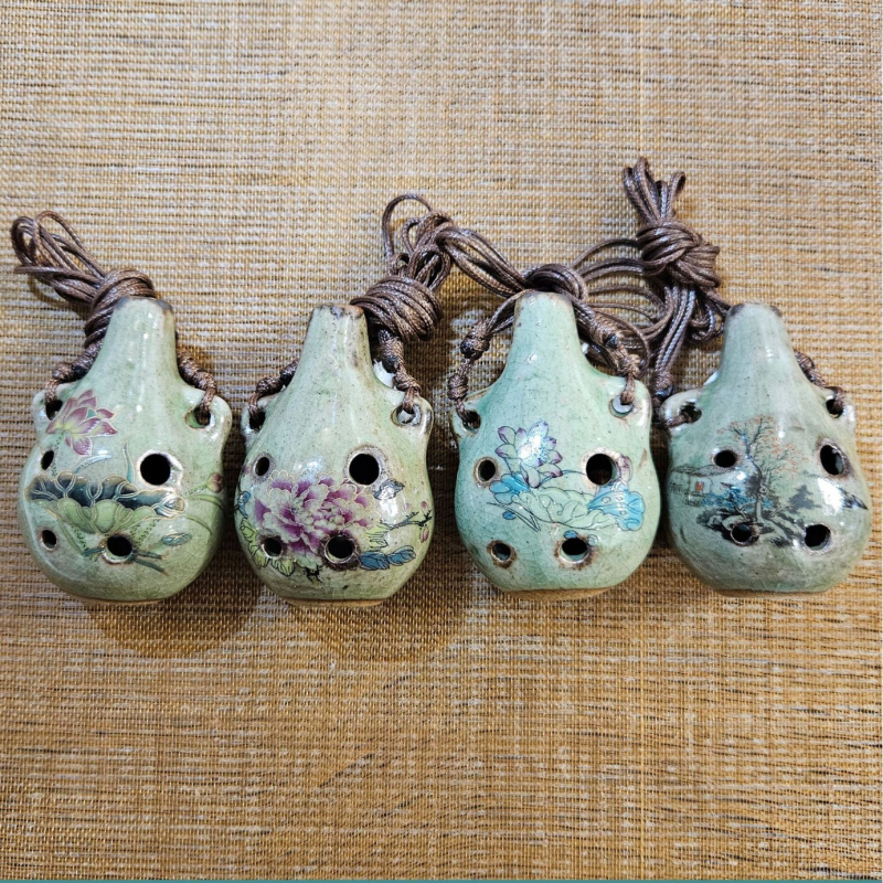 Οκαρίνα, μοντέλο zytd-015, μονή συσκευασία, περιλαμβάνει υψηλής ποιότητας λουράκι και μουσική παρτιτούρα, μάρκα Early Summer Ceramics