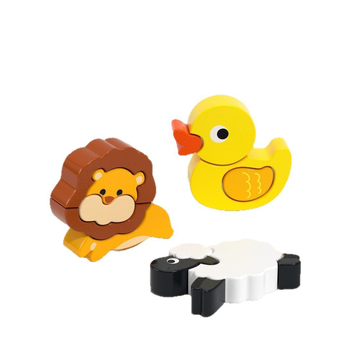 Drveni 3D puzzle za djecu, kod YLG-98, vakuumsko pakiranje, prikladno za djecu od 4 do 6 godina.