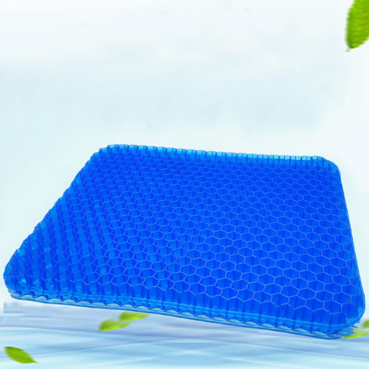 Gel jastuk za sjedenje Huaxia Mingpin – hlađenje i zaštita od vrućine; materijal: TPE-TPR; punilo: TPE-TPR; pakiranje: 10–20 kom; težina: 0.3–2.2 kg; mogućnost prilagodbe