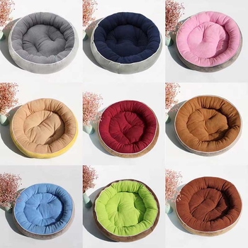 Αποσπώμενο μαξιλάρι κρεβατιού σκύλου για μικρές και μεσαίες ράτσες — γέμισμα από Pearl Cotton, εσωτερική επένδυση από πολάρ φλίς, κάλυμμα από ύφασμα