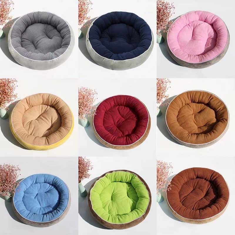 Αποσπώμενο μαξιλάρι κρεβατιού σκύλου για μικρές και μεσαίες ράτσες — γέμισμα από Pearl Cotton, εσωτερική επένδυση από πολάρ φλίς, κάλυμμα από ύφασμα