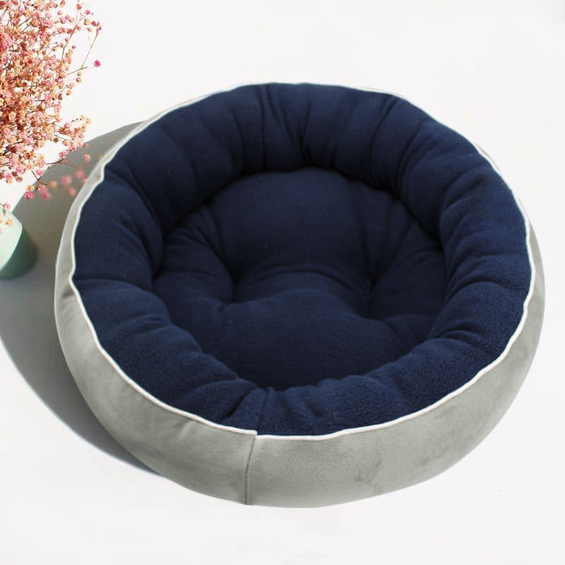 Αποσπώμενο μαξιλάρι κρεβατιού σκύλου για μικρές και μεσαίες ράτσες — γέμισμα από Pearl Cotton, εσωτερική επένδυση από πολάρ φλίς, κάλυμμα από ύφασμα