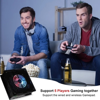 Consolă de jocuri cu Android OS, sistem dual PSP/N64, ieșire HDMI, memorie 64/128/256 GB, conectivitate wireless