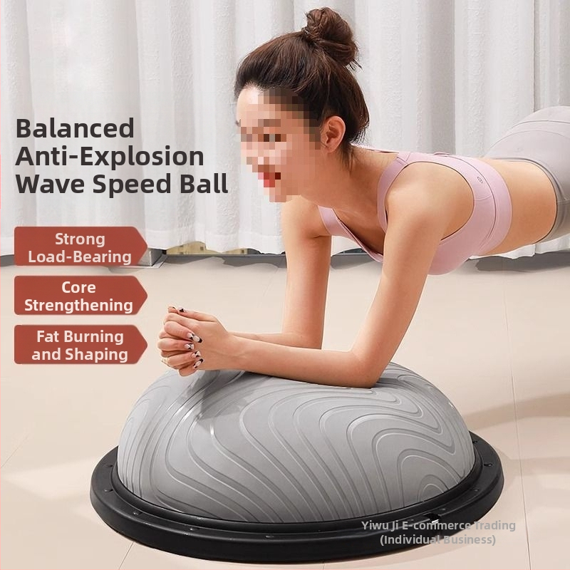 ABS joga lopta, polovičná guľa na balans, tréning jadra a pilates