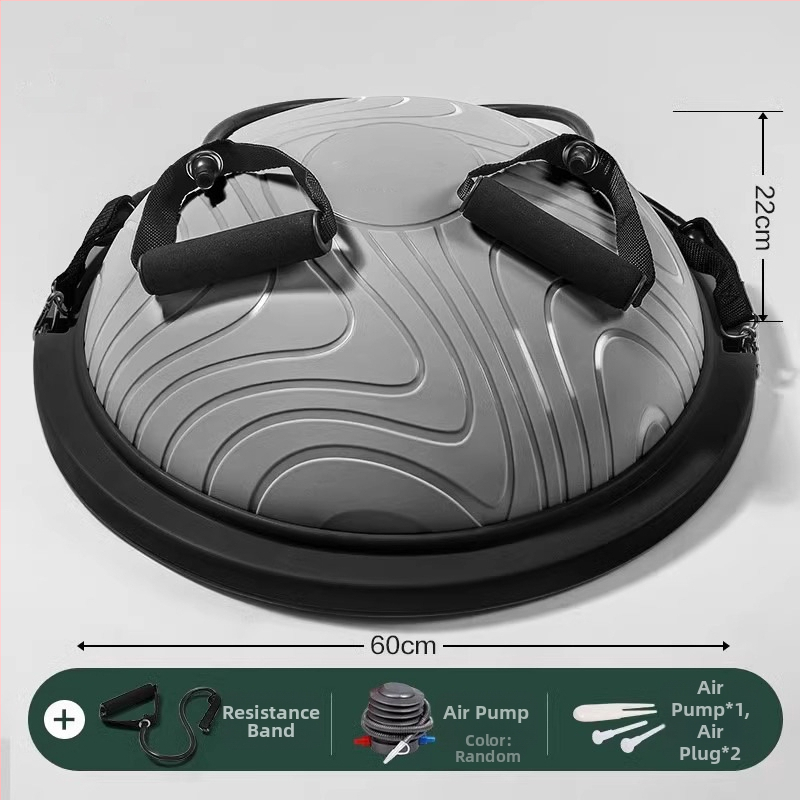 ABS joga lopta, polovičná guľa na balans, tréning jadra a pilates