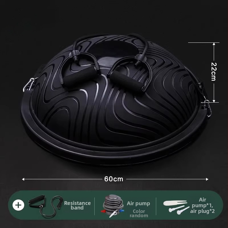 ABS joga lopta, polovičná guľa na balans, tréning jadra a pilates