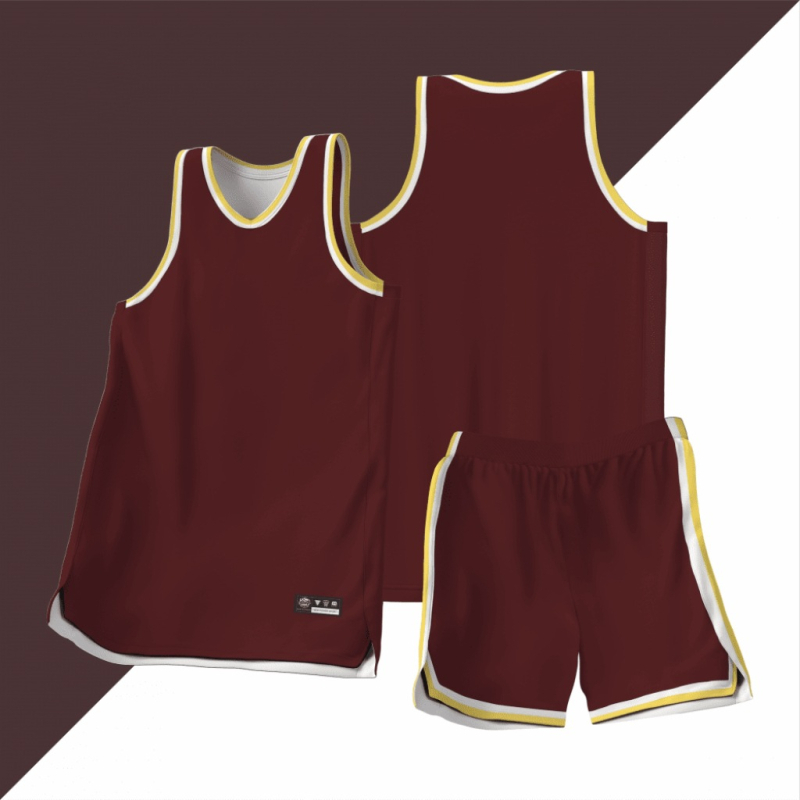 Set de baschet unisex, tricou fără mâneci, decolteu în V, material din fibre de bambus și poliester 100%, uscare rapidă, respirabil, model 3291dls
