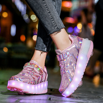 New Code dječje cipele s kotačićima – PU kotači, dvostruka ili jednostruka, cipele za kretanje