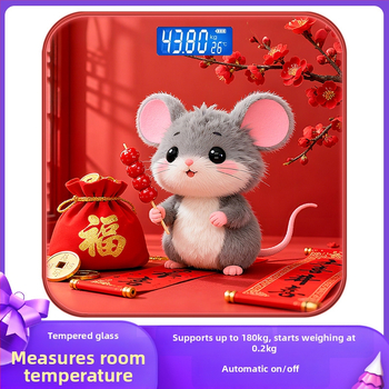 Elektronická váha, Lady značka, štýl karikatúry, roztomilá, nosnosť 180 kg, USB napájanie