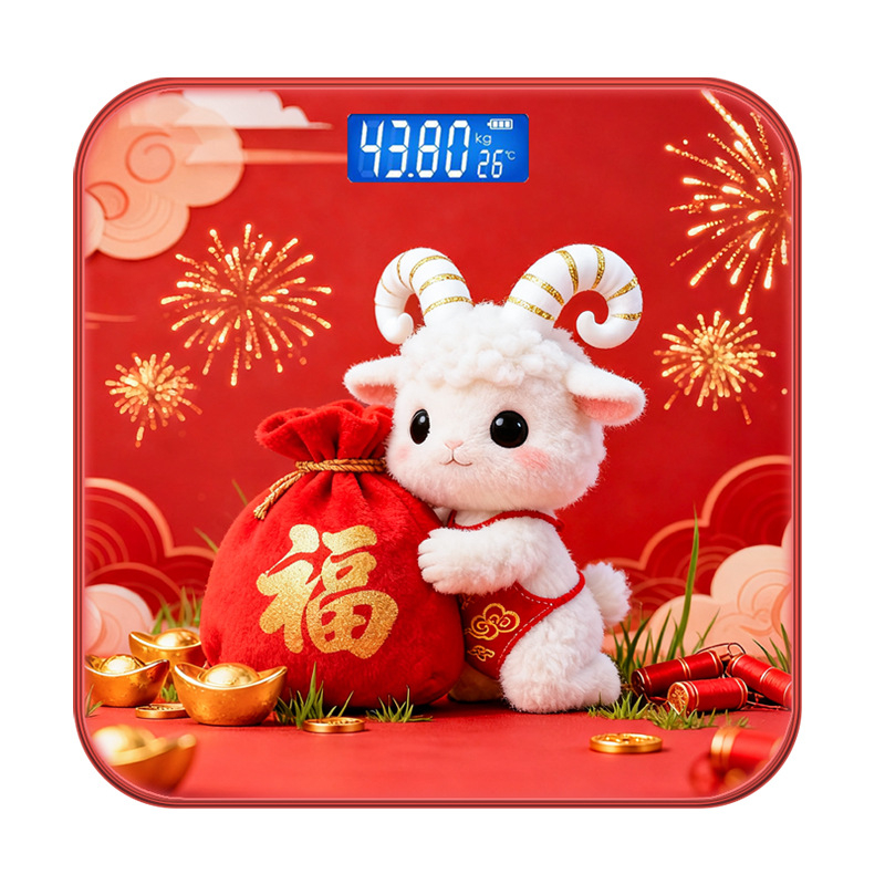 Scală electronică, Lady brand, stil desen animat, drăguț, capacitate 180 kg, alimentare USB