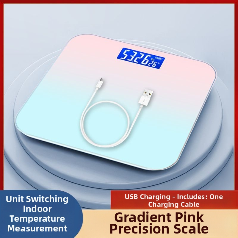 Cântar corporal pentru măsurarea grăsimii, încărcare USB, capacitate 180 kg, brand SUZI, pentru adulți