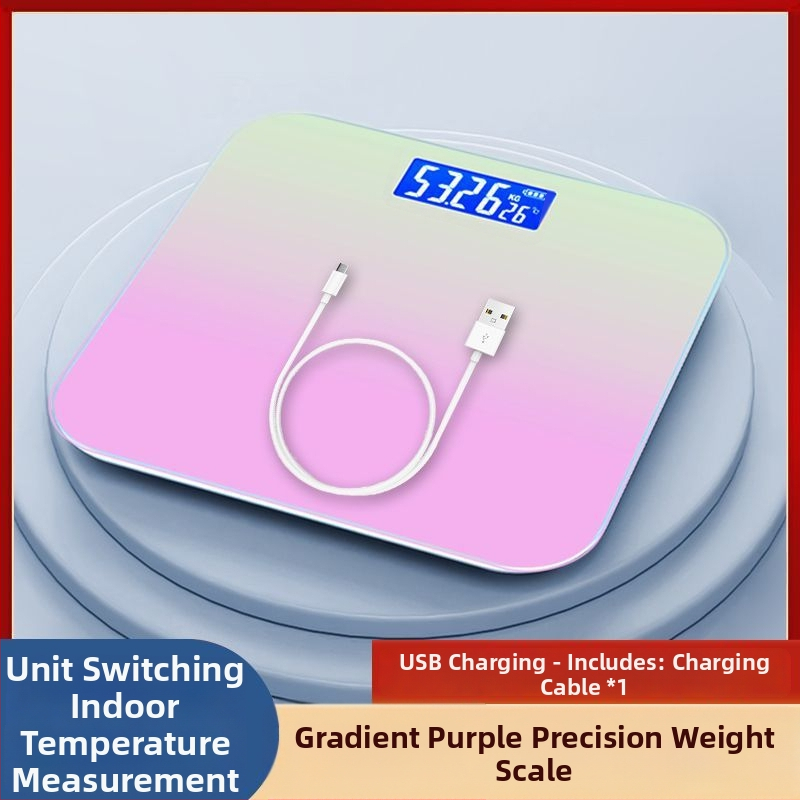 Cântar corporal pentru măsurarea grăsimii, încărcare USB, capacitate 180 kg, brand SUZI, pentru adulți